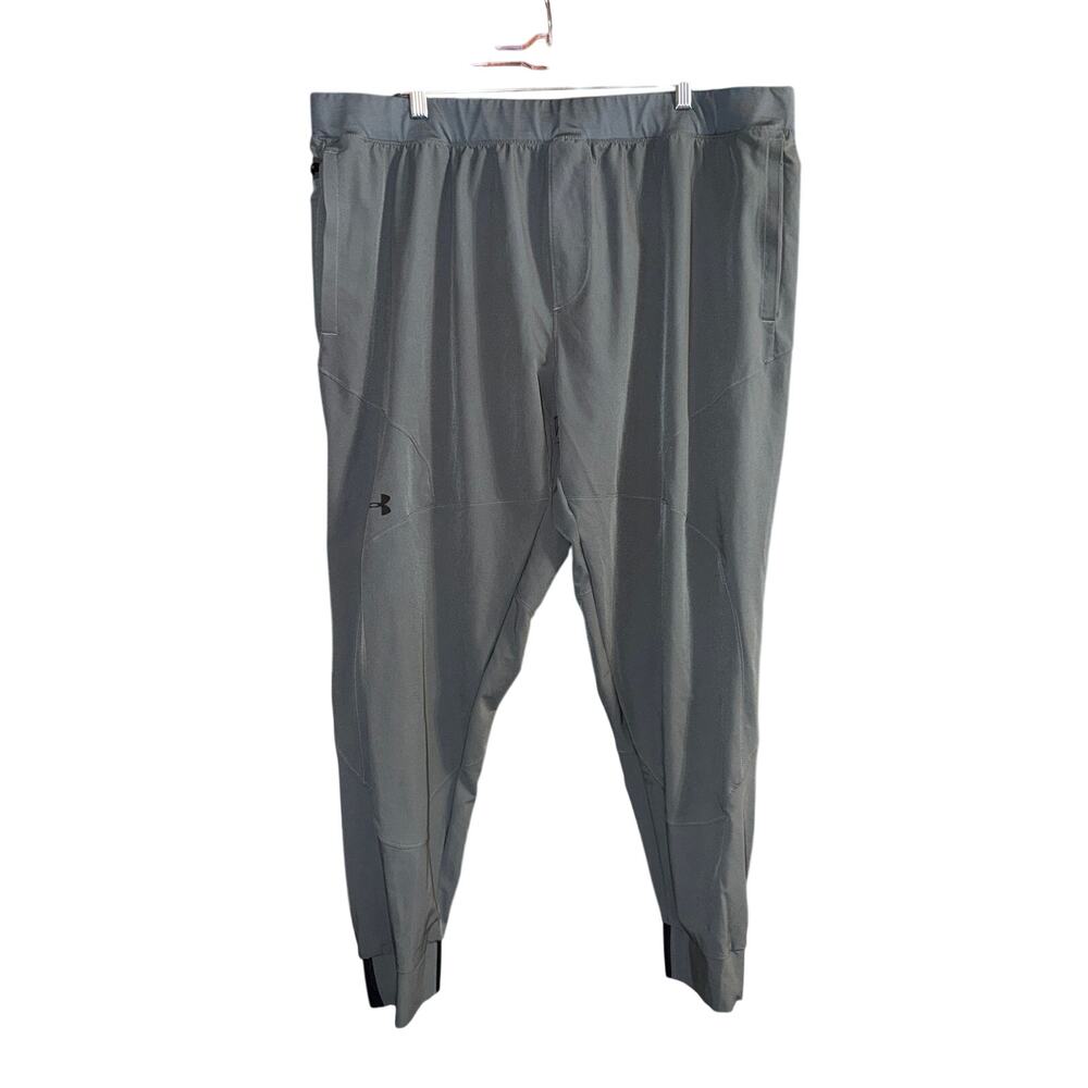 Under Armour UA Big Men's Gray Athletic Jogger Pants Size 3XL